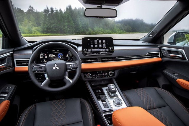 Ein modernerer Mitsubishi-Innenraum